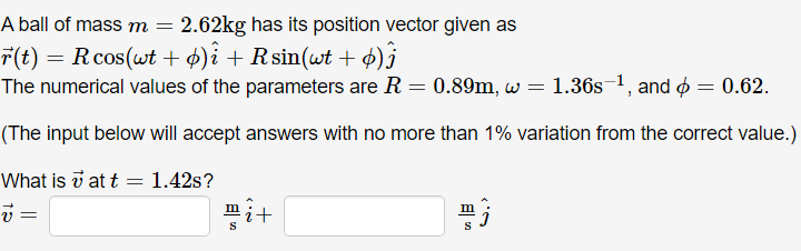 input below will accept answers with no more than 1% variation from