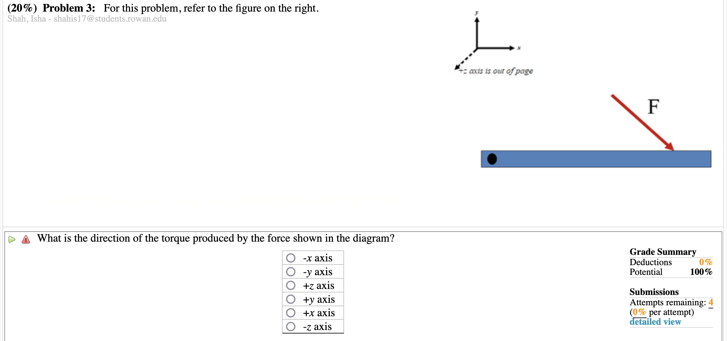 as you are done one question. Thank you so much! :) (20%)