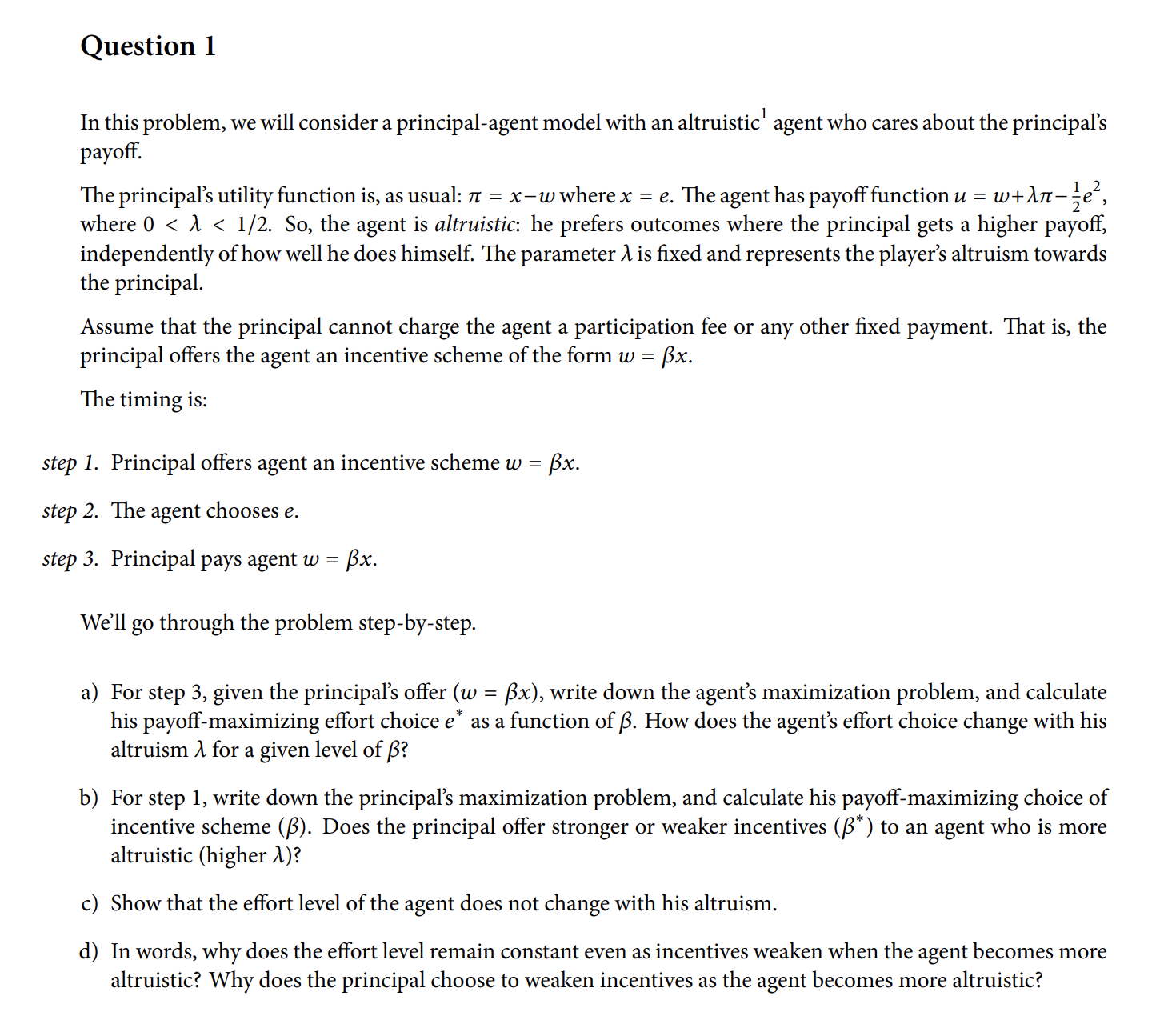 plz help me Question 1 In this problem, we will consider a