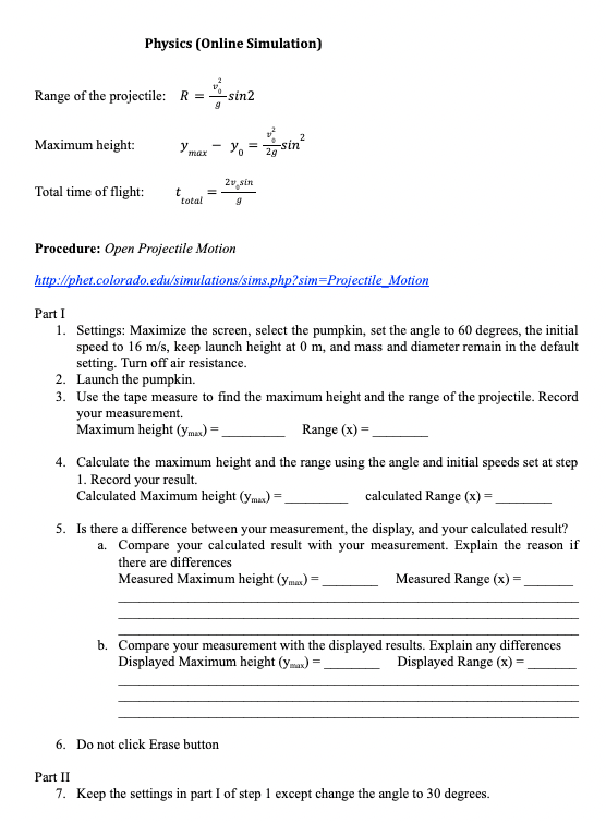 by the Physics Education Technology Project (PhET) c/o The University of Colorado