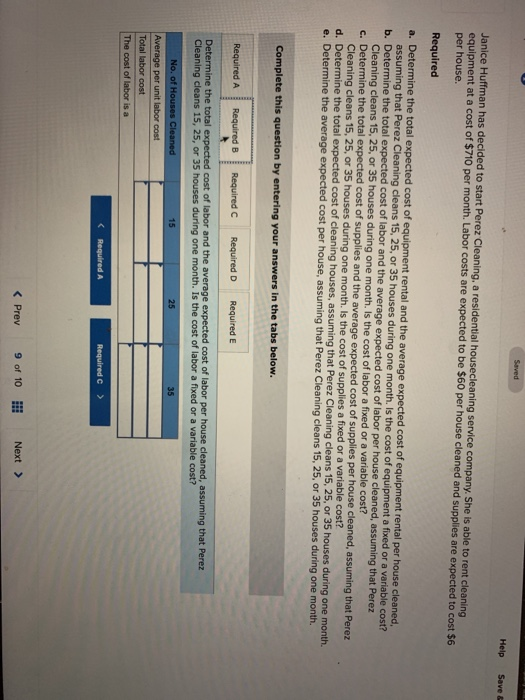 decided to start Perez Cleaning, a residential housecleaning service company. She is