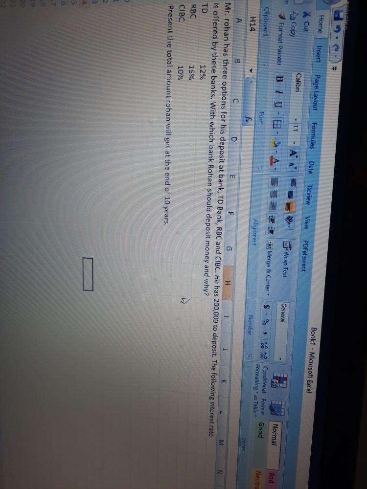 yearly. a copy Bad Neutral Book 1 - Microsoft Excel Home Insert