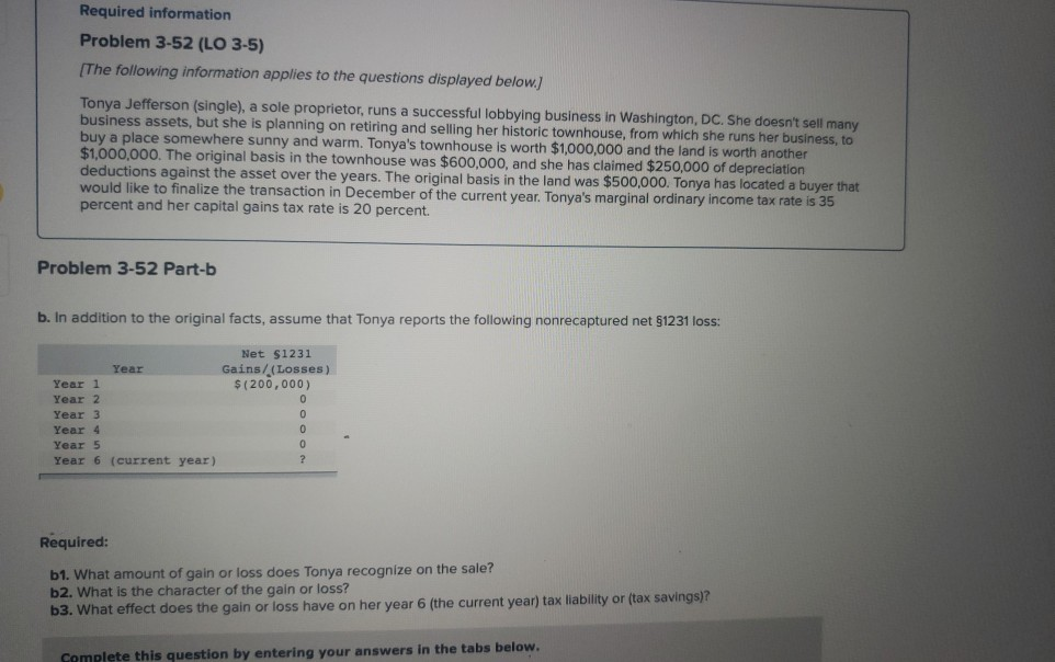 successful lobbying business in Washington, DC. She doesn't sell many business assets,