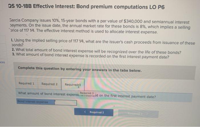 issues 10%, 15-year bonds with a par value of $340,000 and semiannual