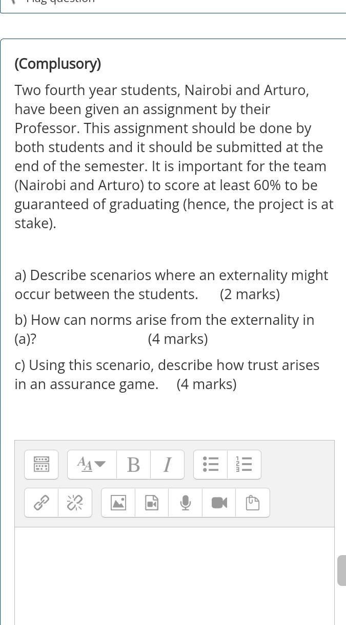 ' I Iub '1th lllll (Complusory) Two fourth year students, Nairobi