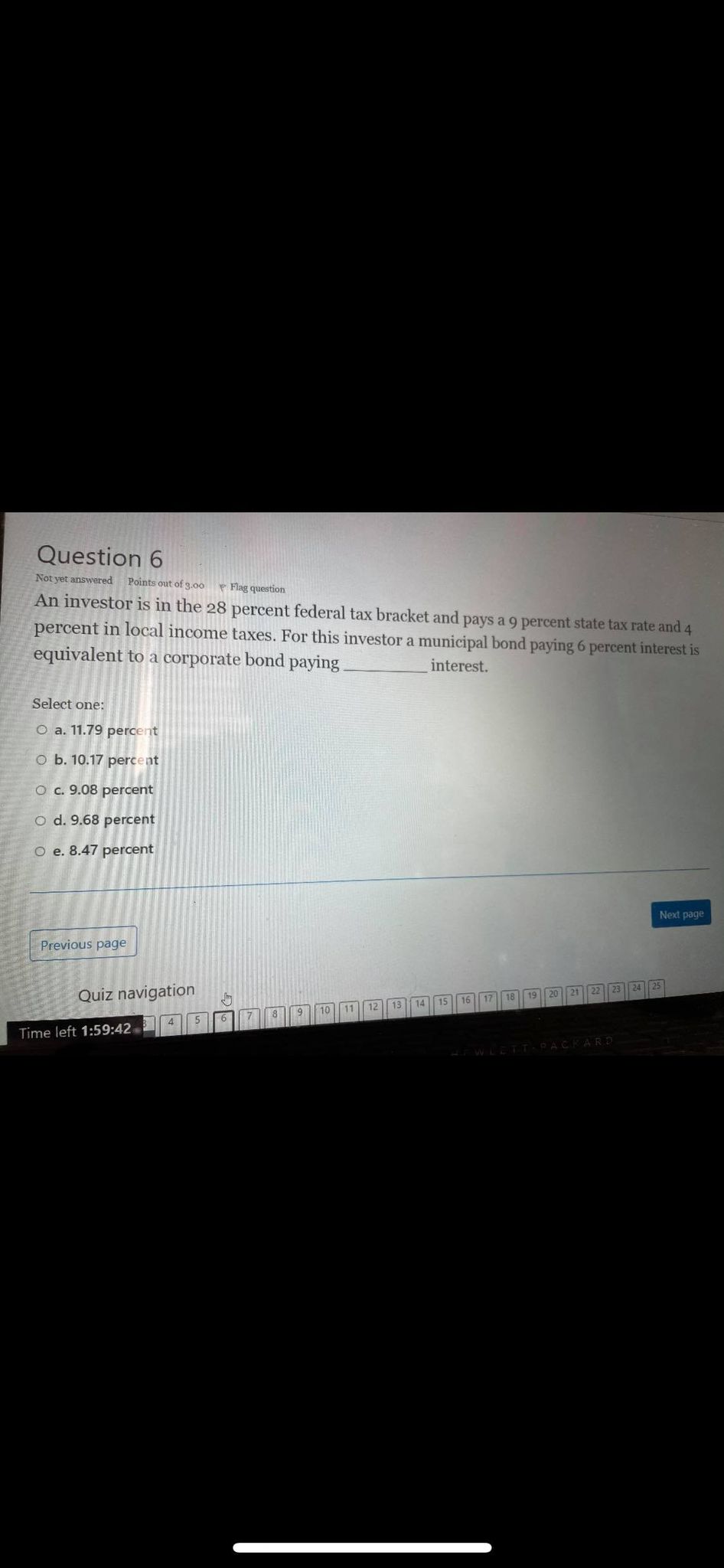 Please help me with this Question 6 Not yet answered Points out