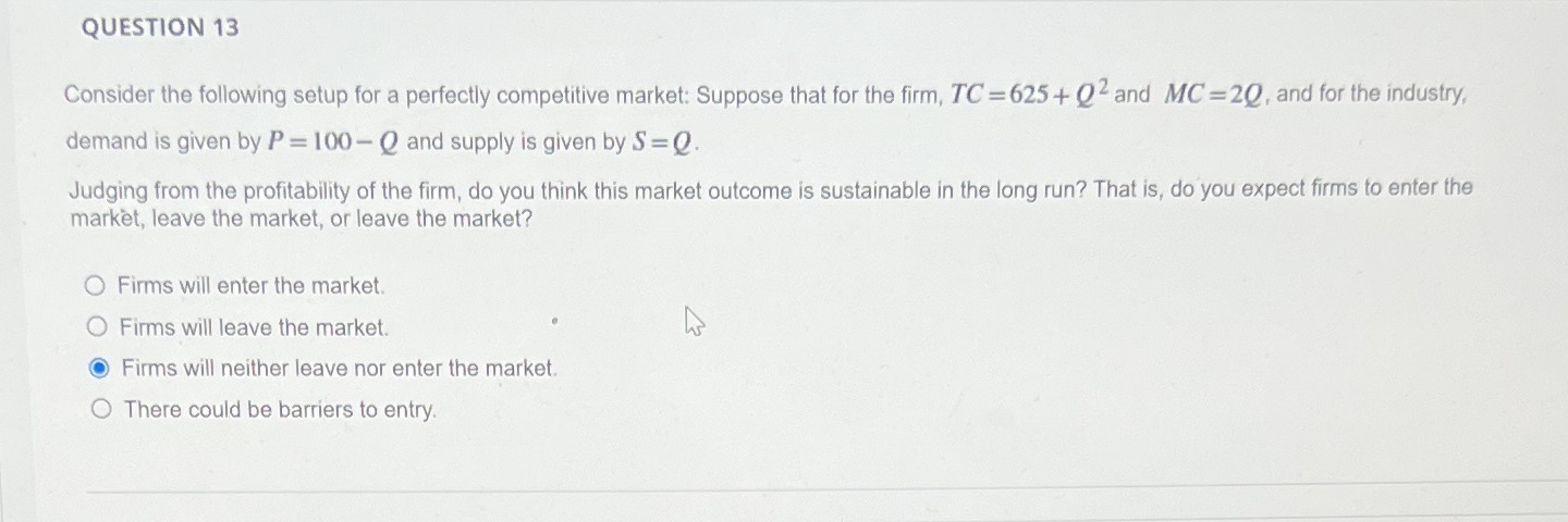 Need help solving ASAP QUESTION 13 Consider the following setup for a