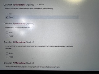 ( points) Fake Question 3 (Mandatory) (3 points] Question 4 (Mandatory) (3