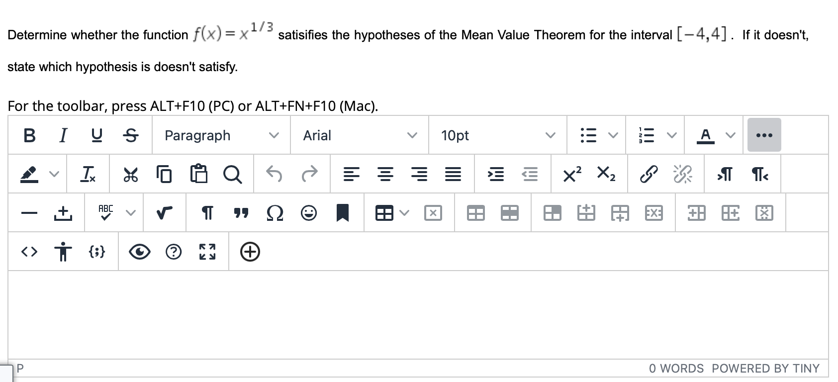 I need help on this math question. Please and thanks Determine whether
