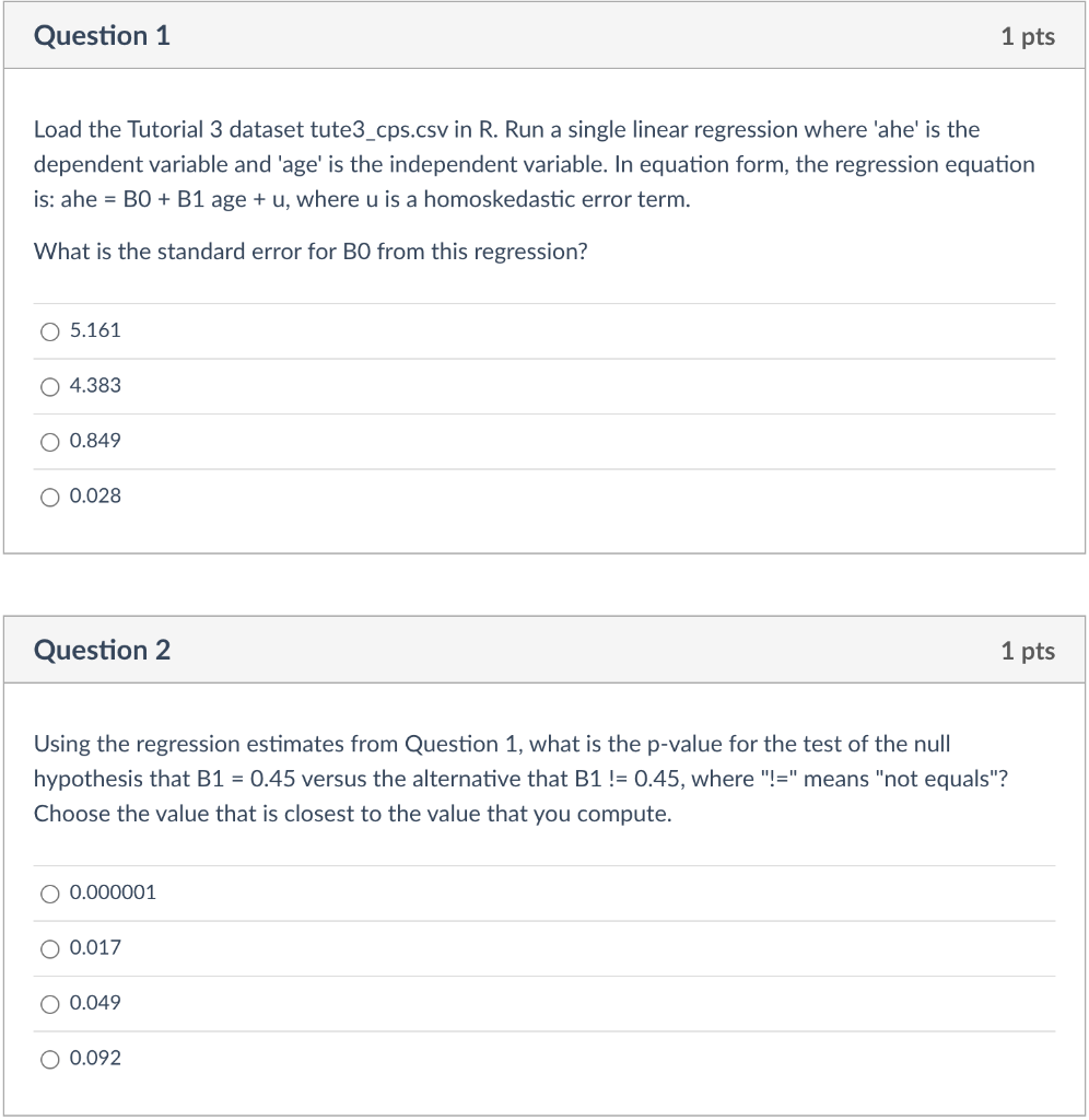 which of the following is a correct interpretation based on the Bl