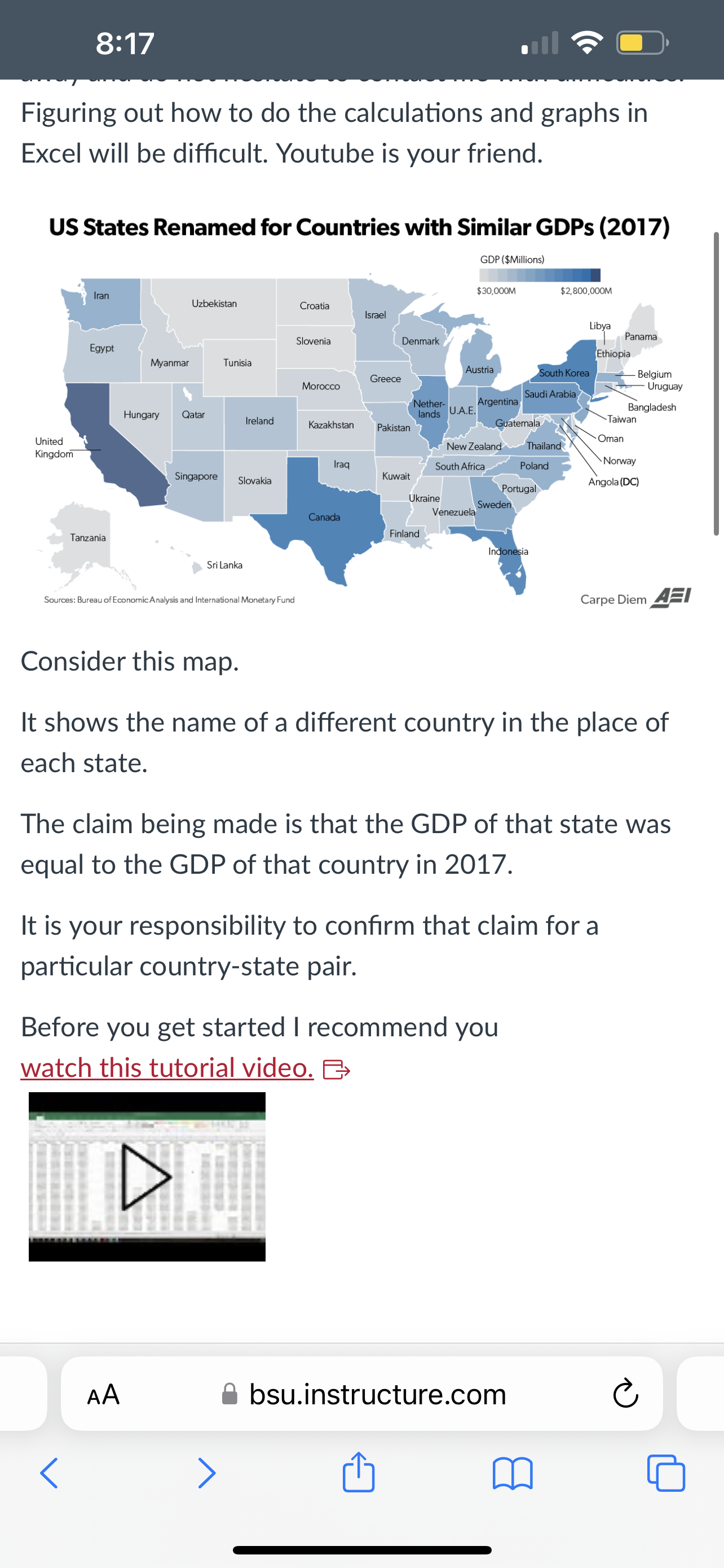 Step 7: Calculate the real GDP Per Capita Growth Rate for your