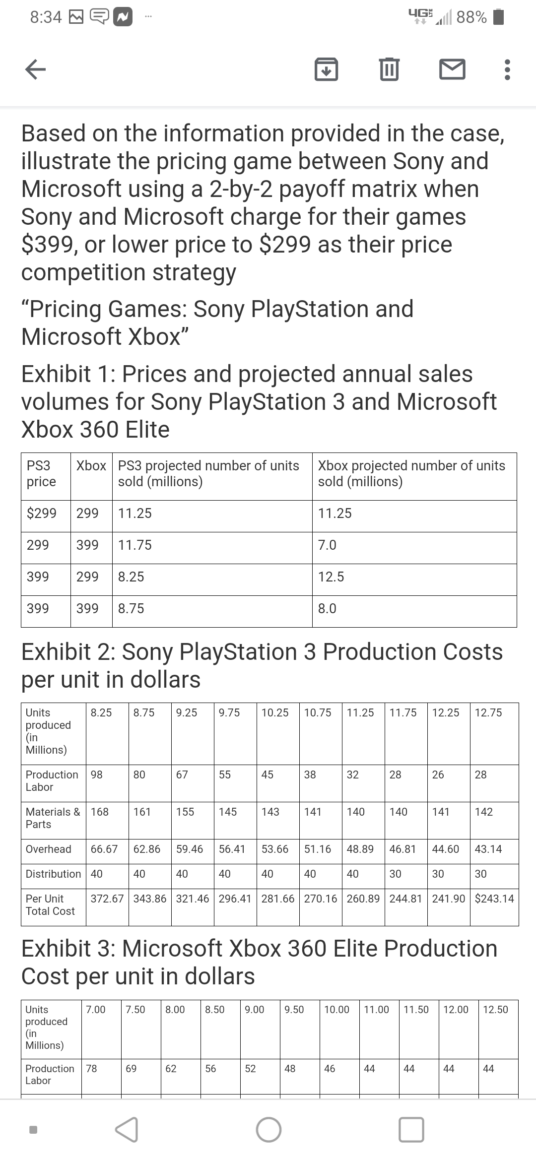 Use the charts below for information needed 8:34 LEN ... 4G! 188%