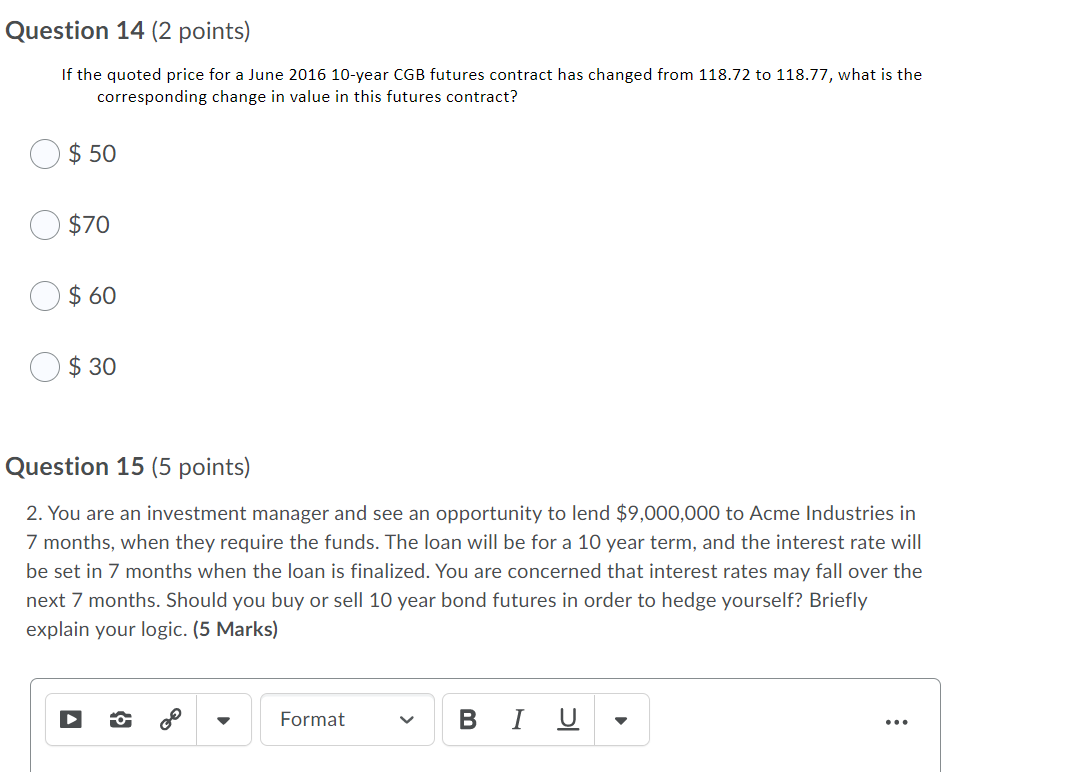 an options contract. Gains and losses on a forward contract are realized