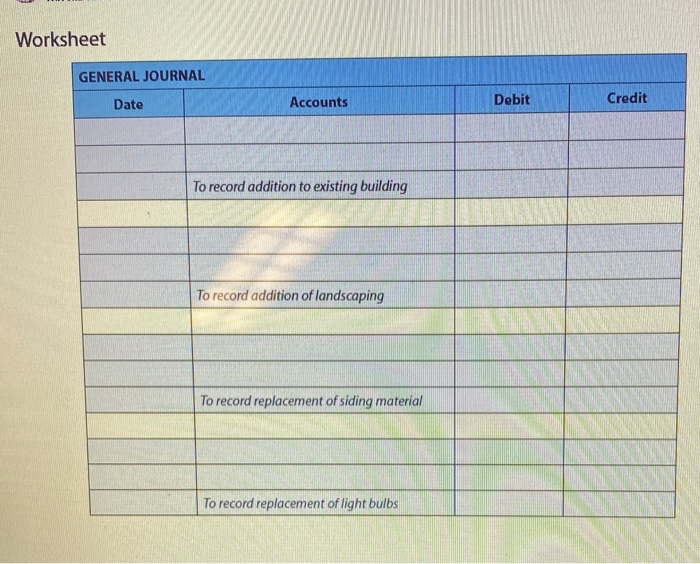 proposal to refurbish the exterior of its office building. Shaw wanted to