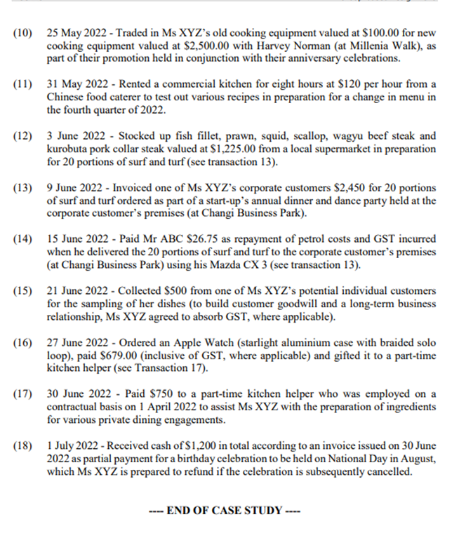 ALL 18 TRANSACTIONS Annex 1 Transactions in the prescribed accounting period from