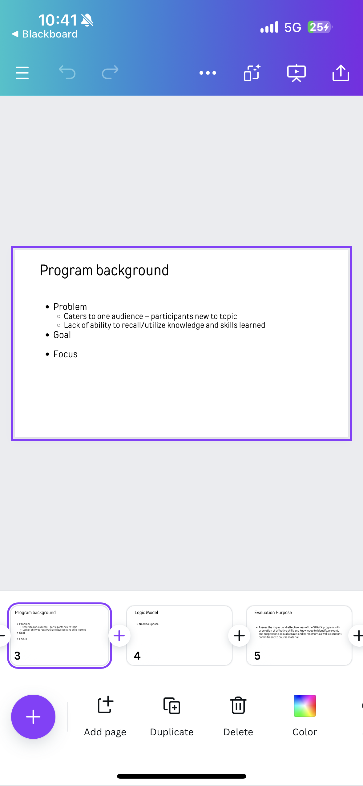 (either using PowerPoint slides with voice over, or a presentation video, or