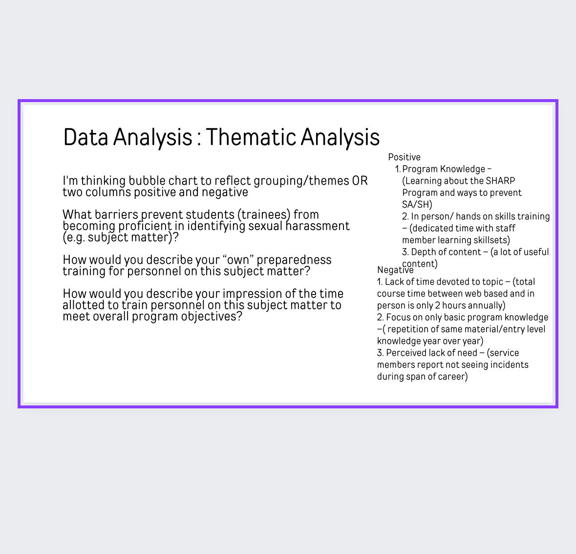 link to your video) using the following for your title:EvaluatingXXX (name of