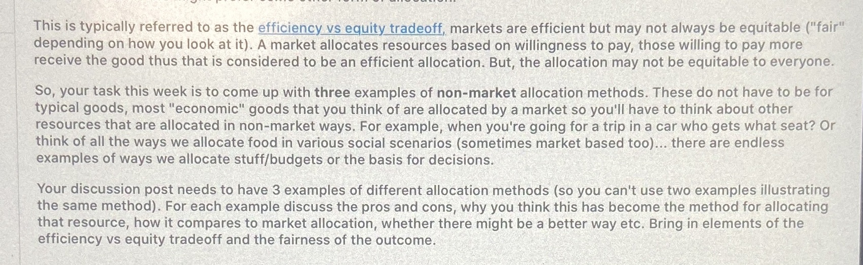 This is typically referred to as the efficiency vs equity tradeoff,