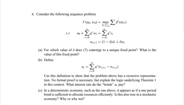 sequence (x, ).2,, defined by: xo = 1, x1 = 1+a, x=ltata