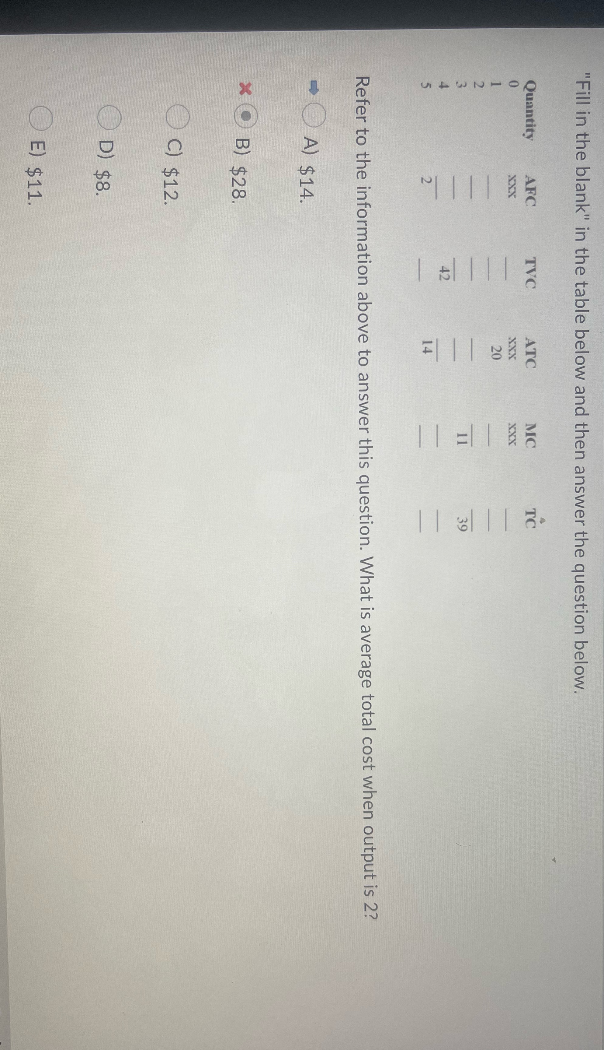 Why the answer is 14 kindly explain "Fill in the blank" in