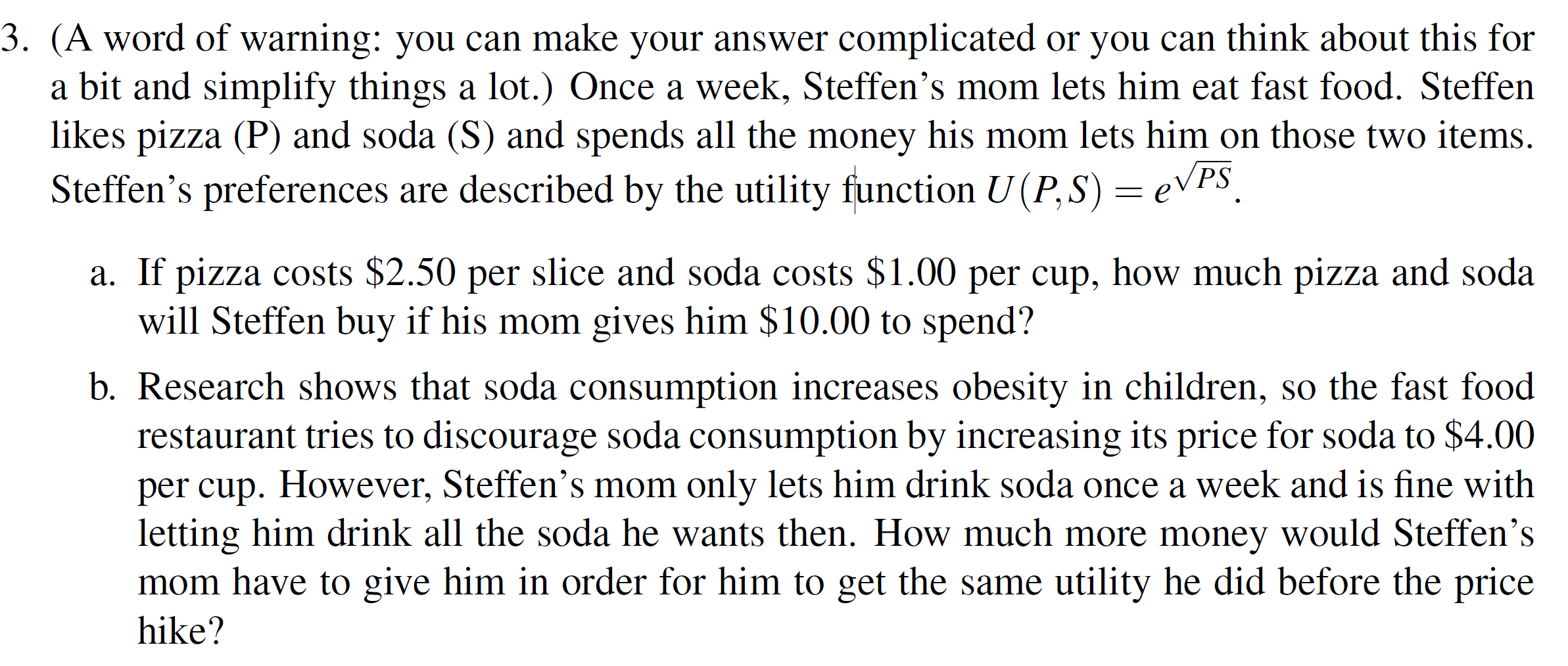 Please solve this question by use Lagrange multiplier method 3. (A word