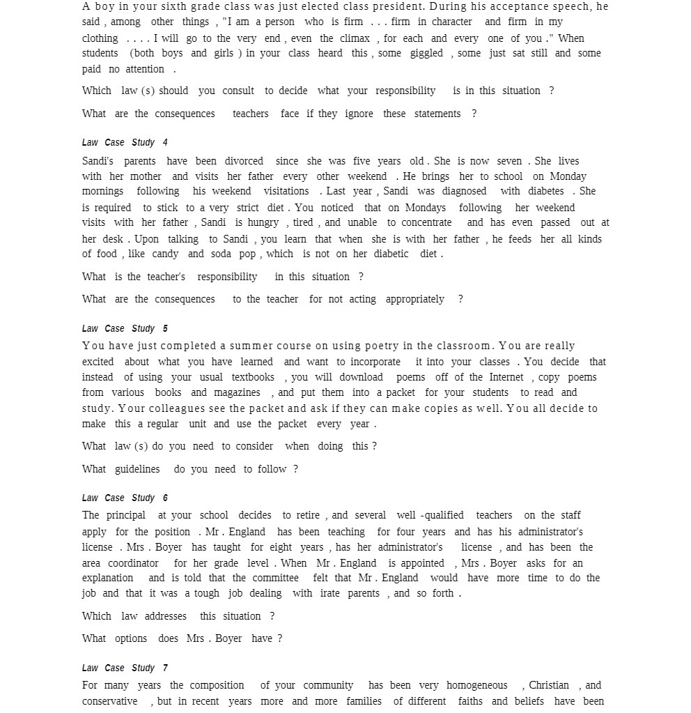  A boy in your sixth grade class was just elected class