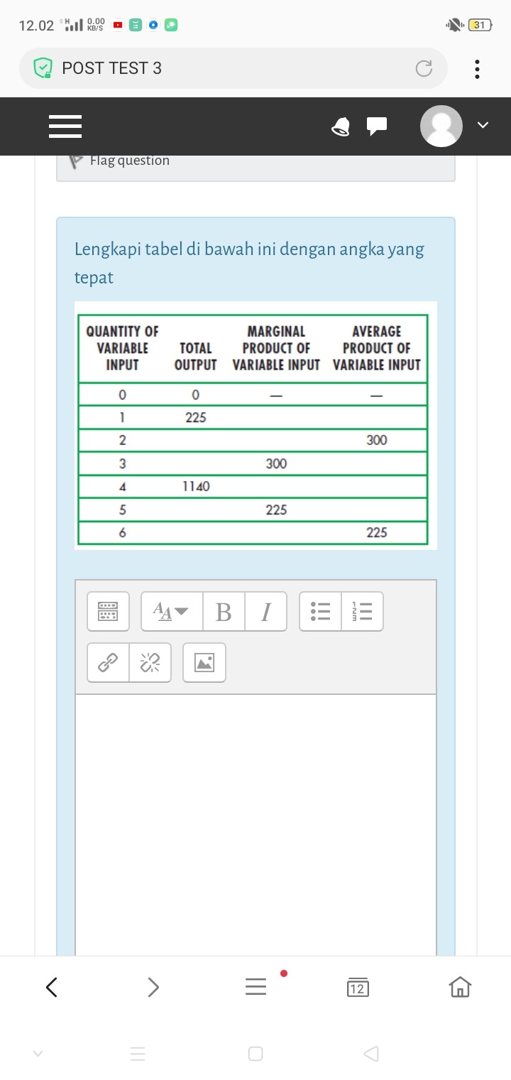  12.02 KB/SOD 31 POST TEST 3 C . . . =