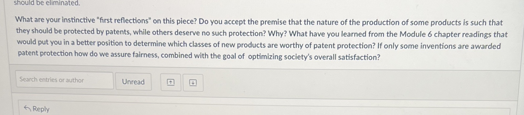 This is the question should be eliminated. What are your instinctive "first