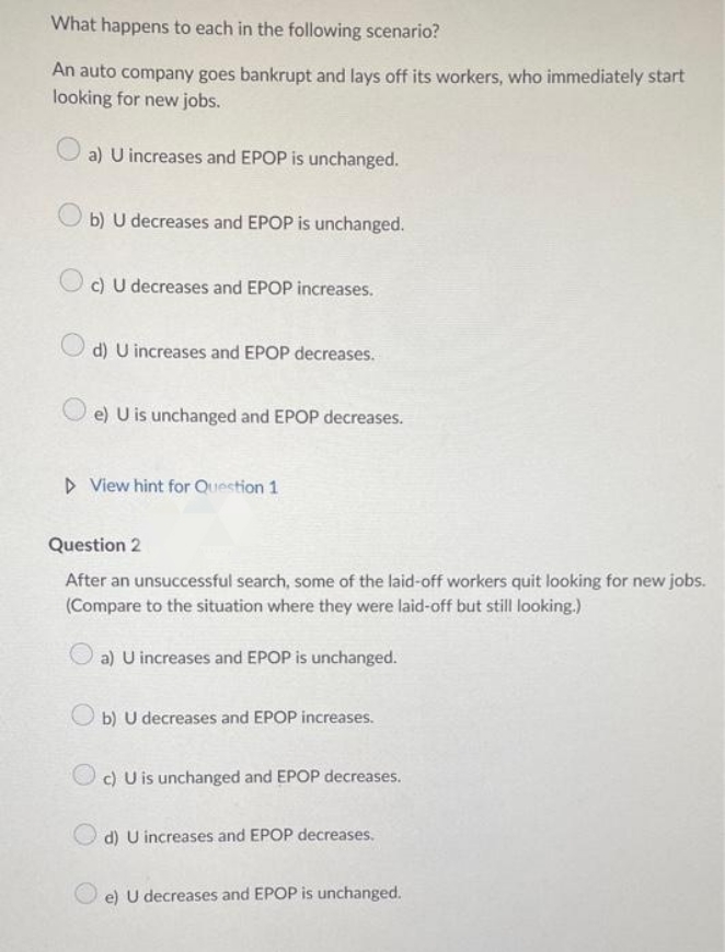 please type out the correct option for both the mcq asap with