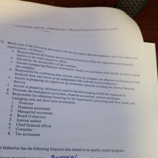  wie system. partially completed units in Partially completed unit Inventory 13