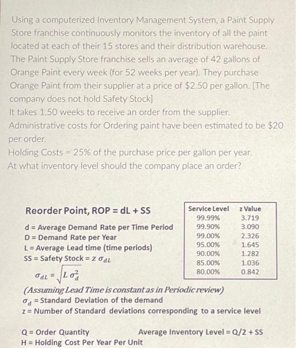 answerer only no explain d= Average Demand Rate per Time Period D=