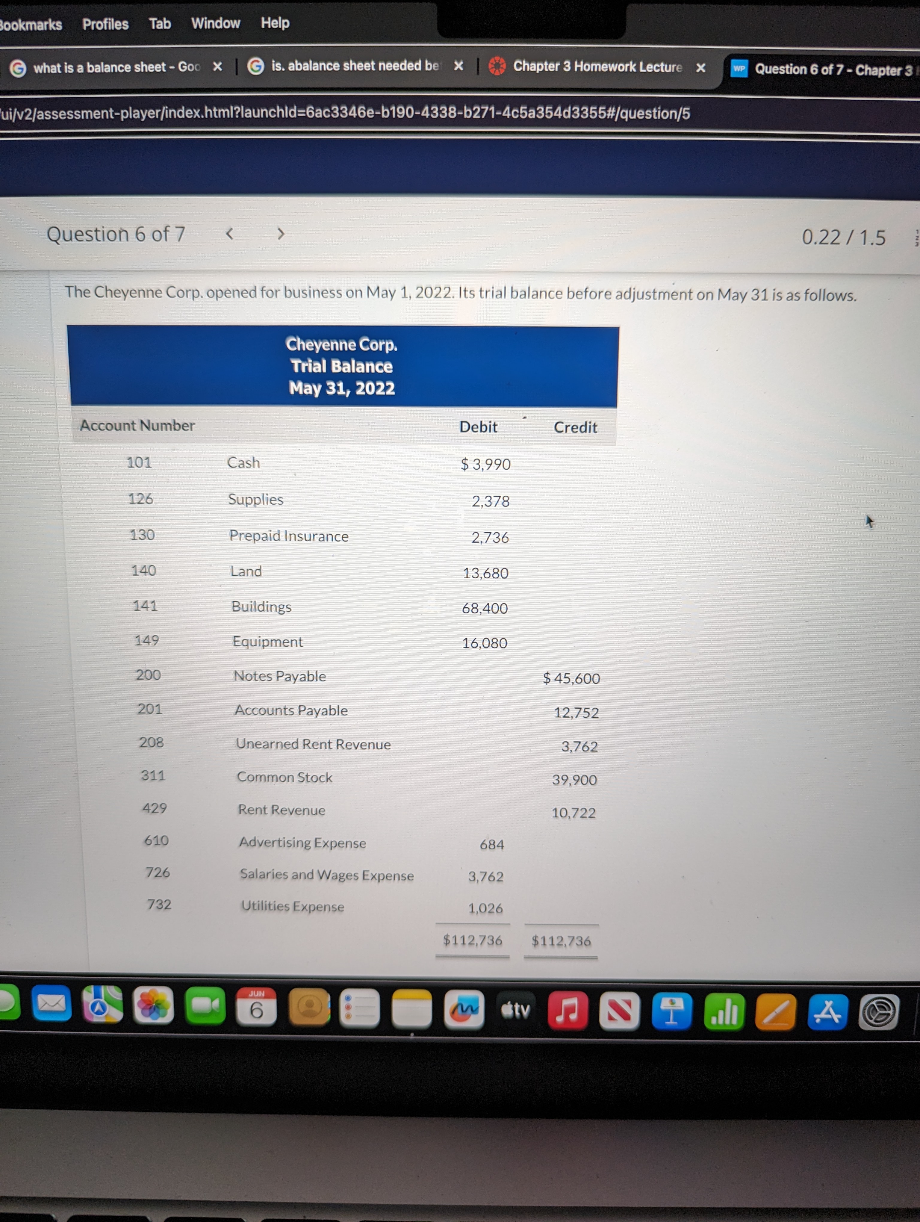  ookmarks Profiles Tab b Window Help G what is a balance