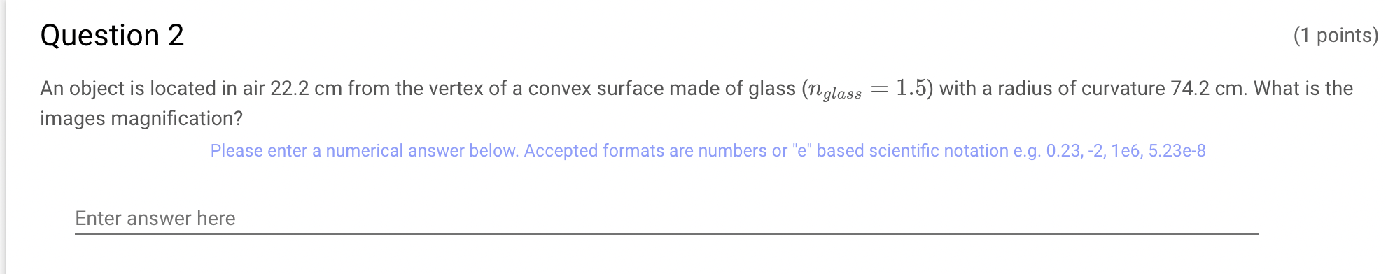 than a lens. What radius of curvature mirror is needed to replace