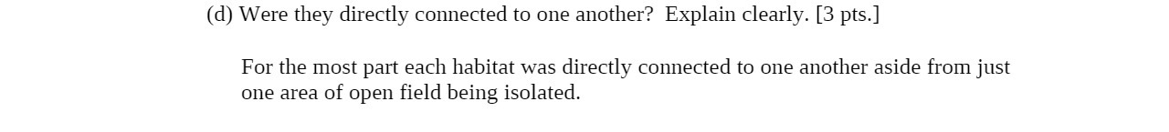  (d) Were they directly connected to one another? Explain clearly. [3