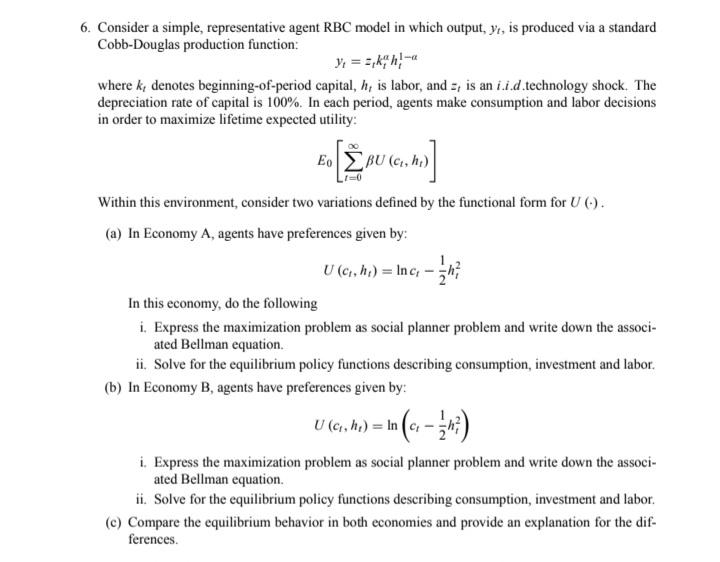 Implement your work with neat work I will appreciate 6. Consider