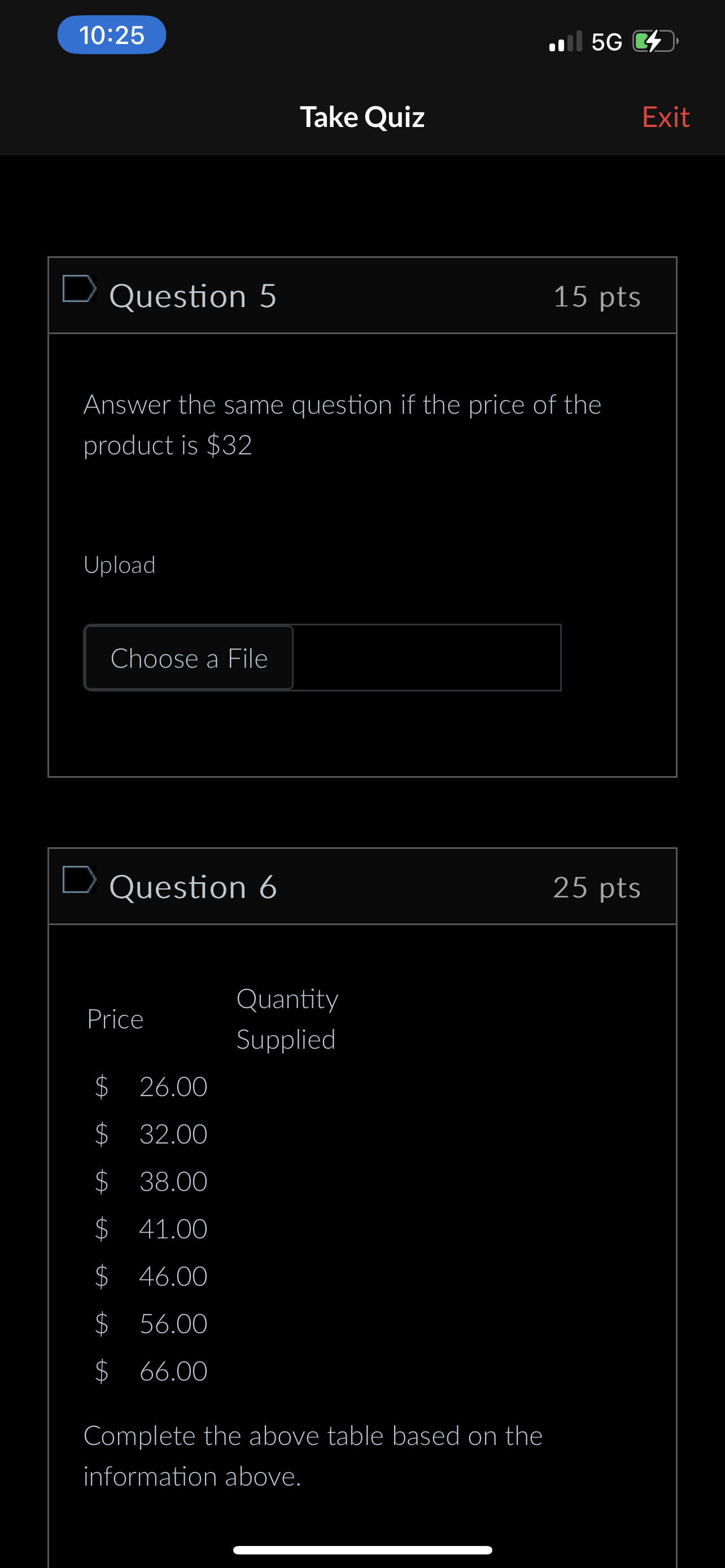 File E Question 4 15 pts Answer the three same questions above