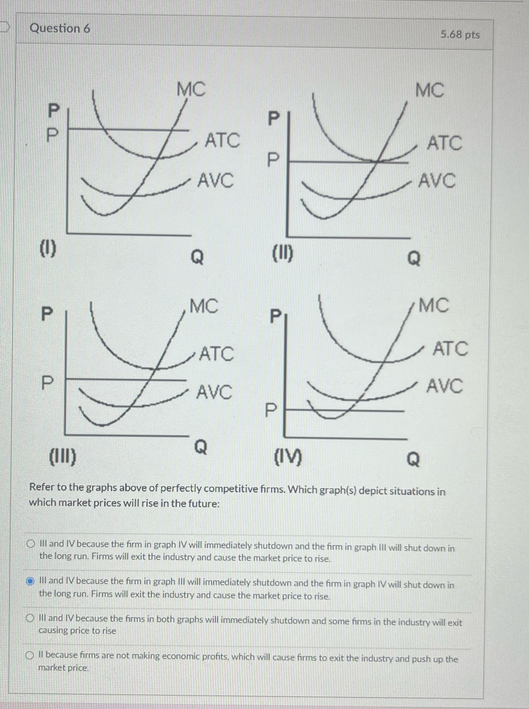 Question help Question 6 5.68 pts MC MC P ATC P AVC