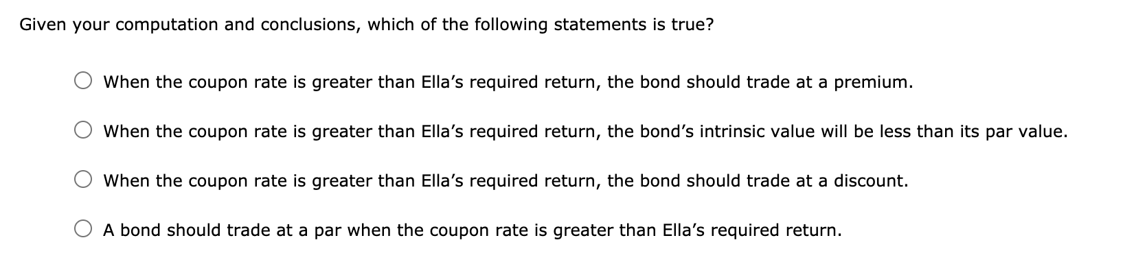 par Bond's market price / Bondholder's required return / Bond's semiannual coupon