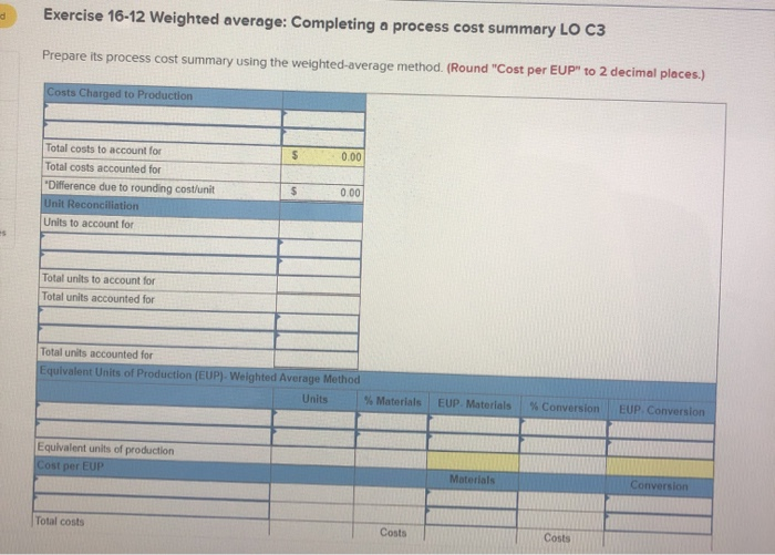 following information applies to the questions displayed below) The following partially completed