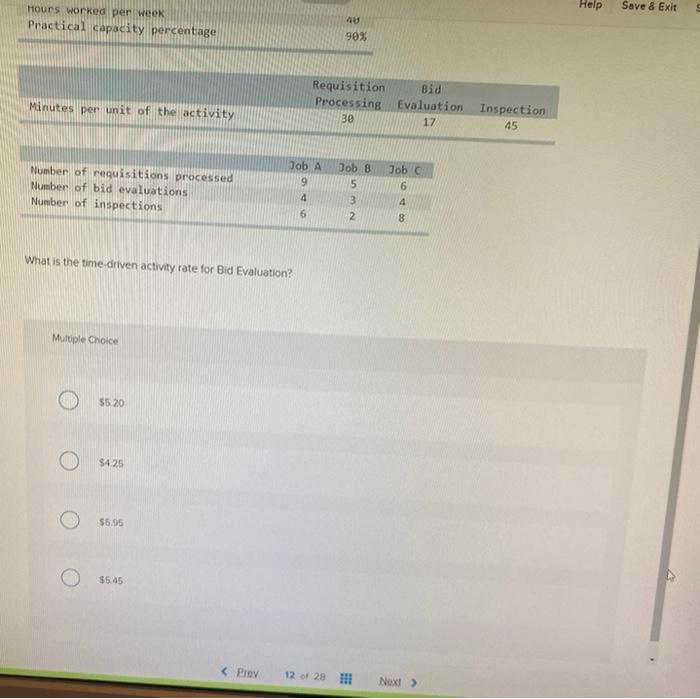 costing study in its Purchasing Department. To aid the study, the company