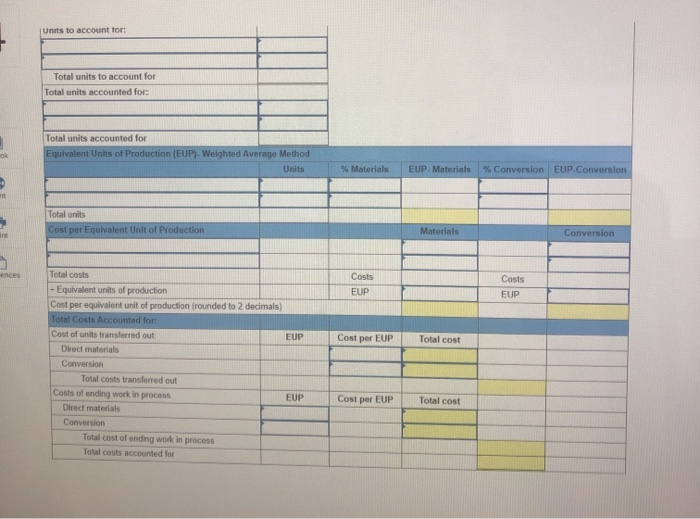 produces large quantities of a standardized product. The following information is available