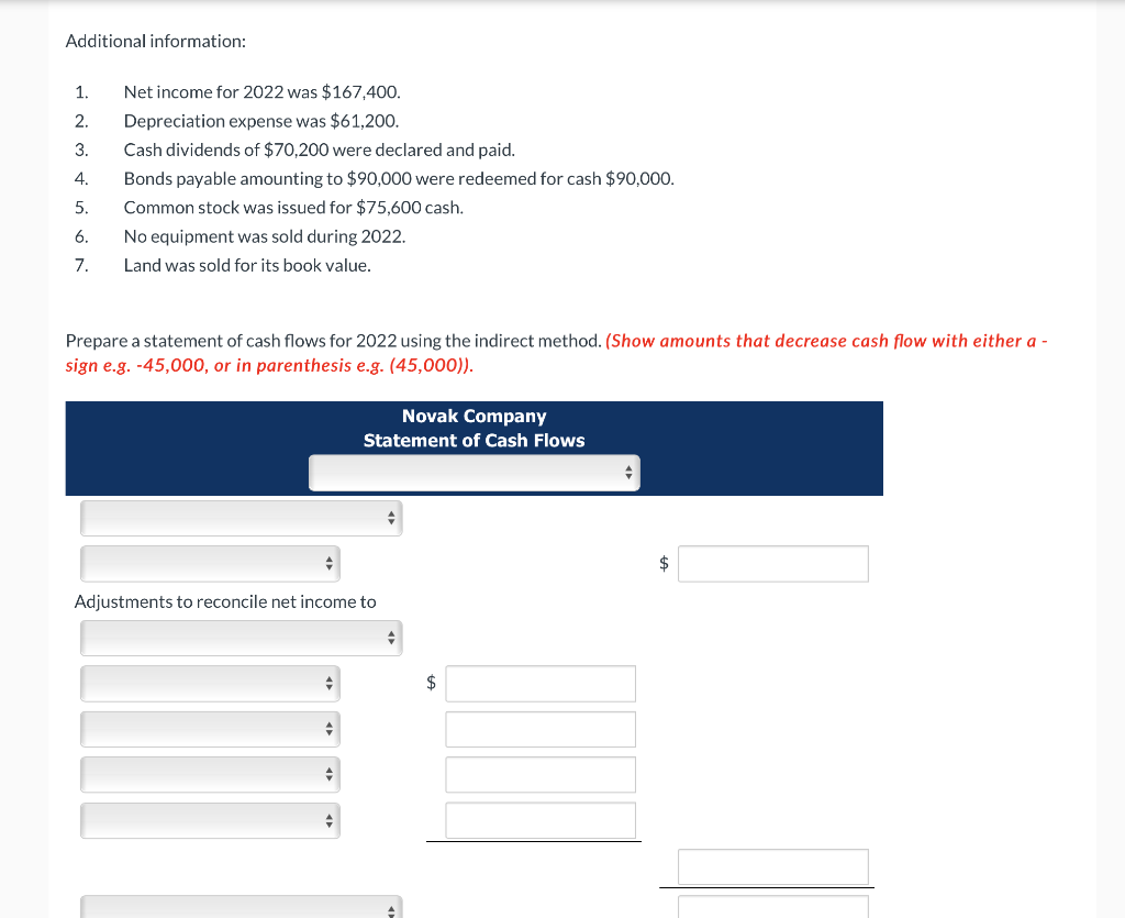 Comparative Balance Sheets December 31 Assets 2022 2021 Cash Accounts receivable Inventory