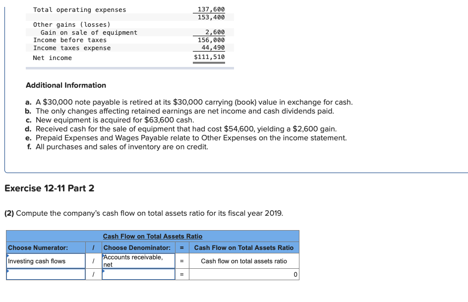 Equipment 130,000 Accum. depreciation-Equipment (30,000) Total assets $352, 700 Liabilities and Equity