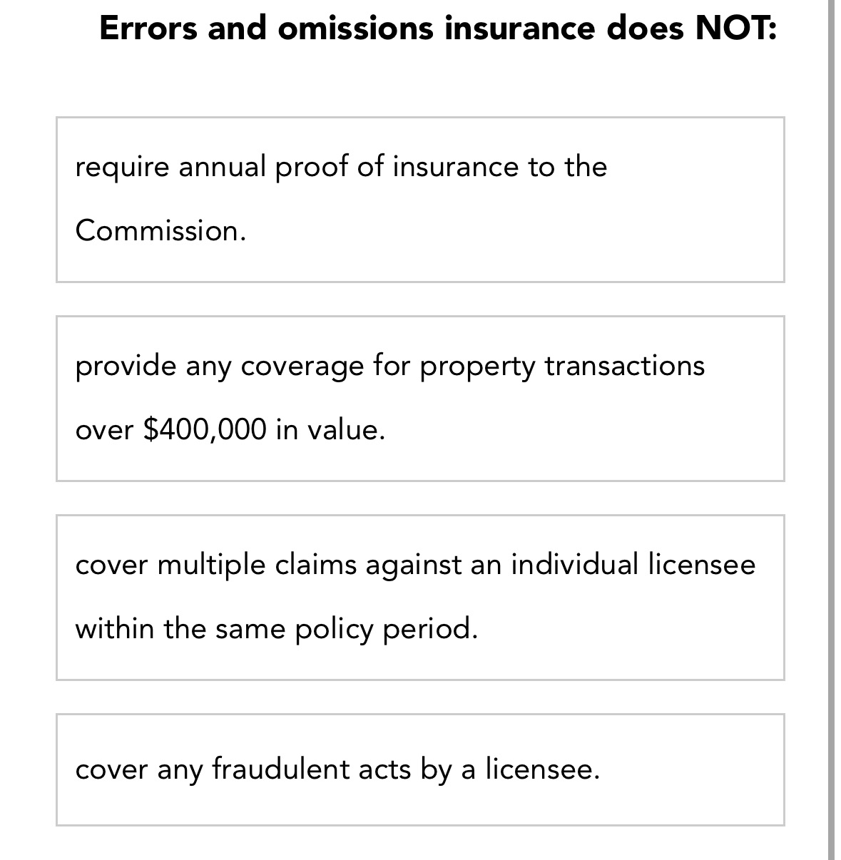 What is the answer to this question? This is for Colorado real