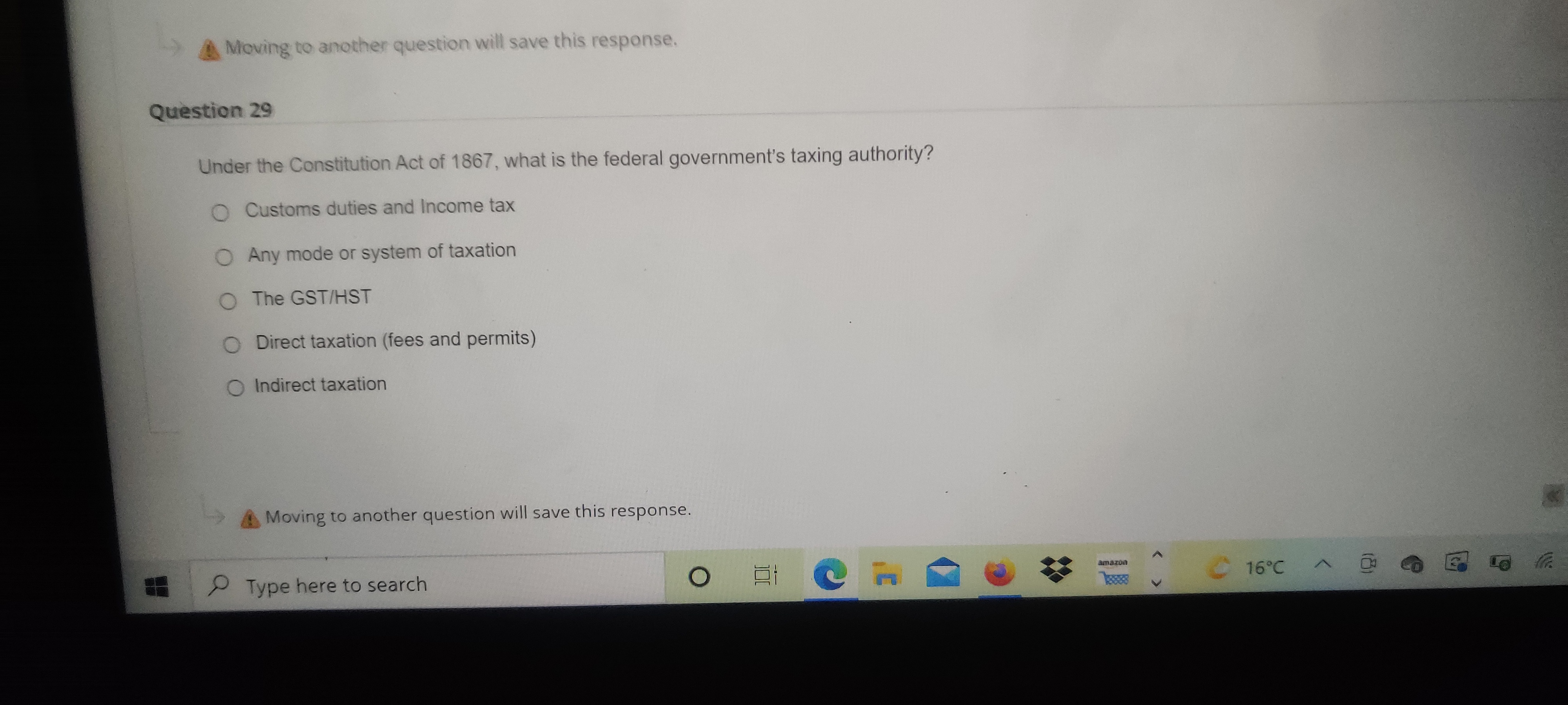 mistake is made by their department, a Minister should: O ask the