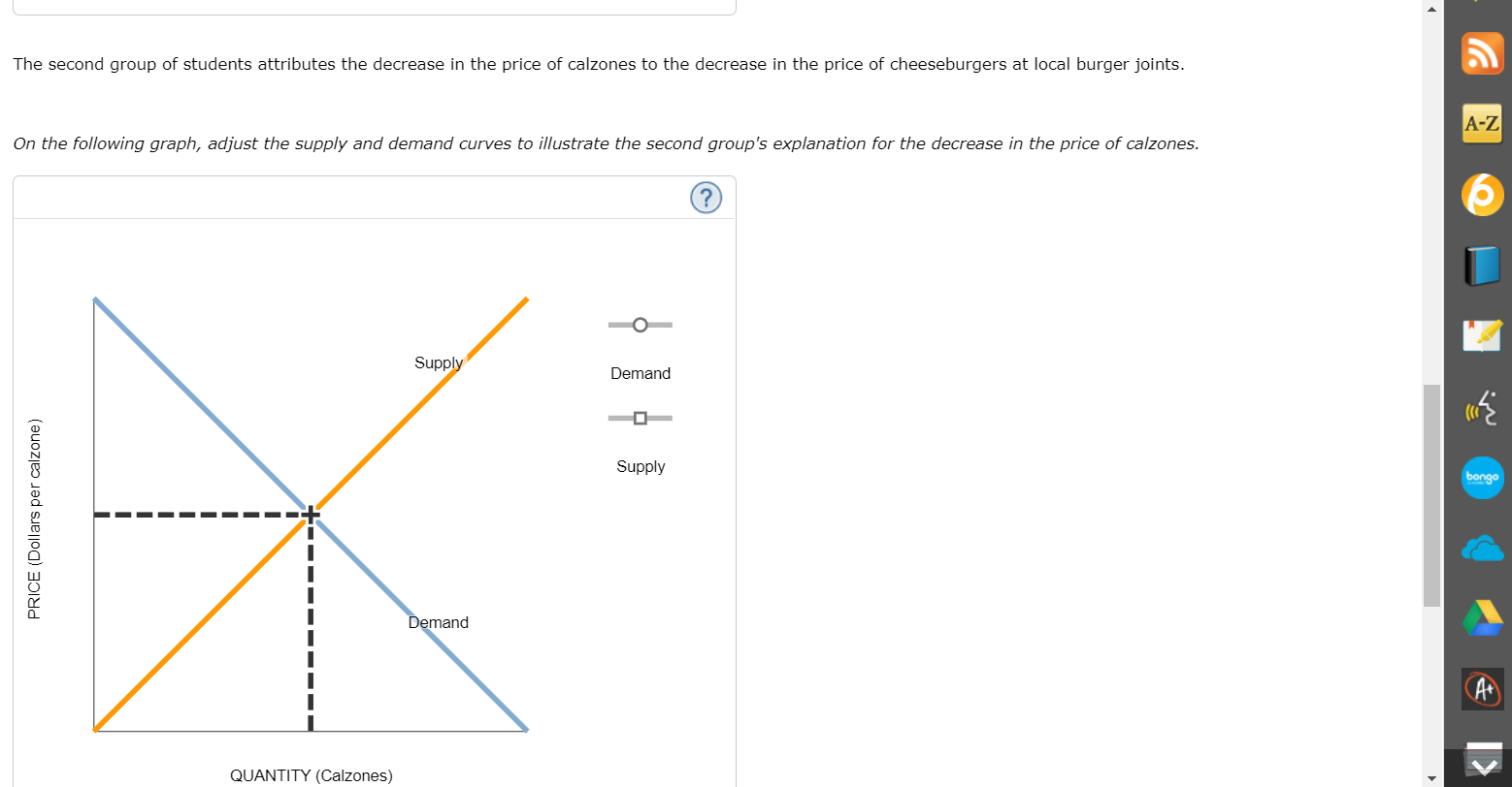 decreased recently, and the students in an economics class are debating the