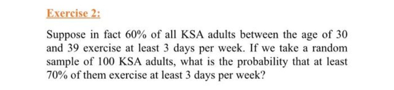 It should Be Solved by differences between Two means. Exercise 2: Suppose