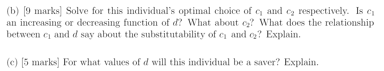 decide how much to consume in a twoperiod model. Suppose that her