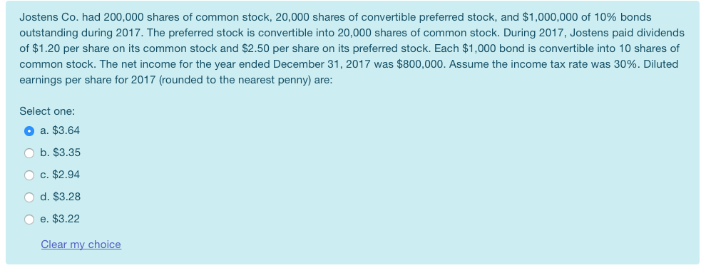  Hello, the answer is $3.64 Can someone please explain this step