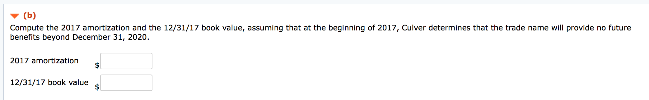 applied for a trade name, incurring legal costs of $16,720. In January